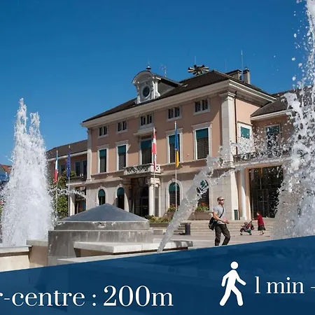 Homey Awesome - Proche Gare Et Tram - Centre-ville - Balcon Prive - Wifi Gratuit * Annemasse