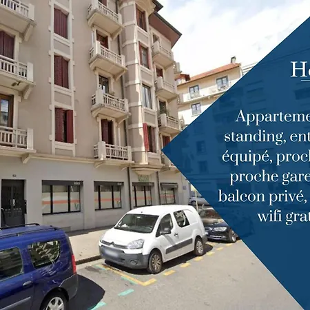 Apartment Homey Awesome - Proche Gare Et Tram - Centre-ville - Balcon Prive - Wifi Gratuit